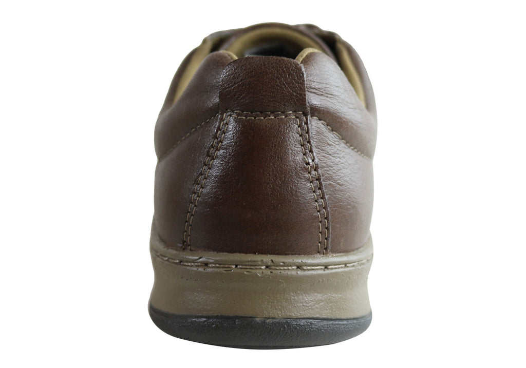 Mens Classic Lace Comfortable Leather Shoes Made In Brazil