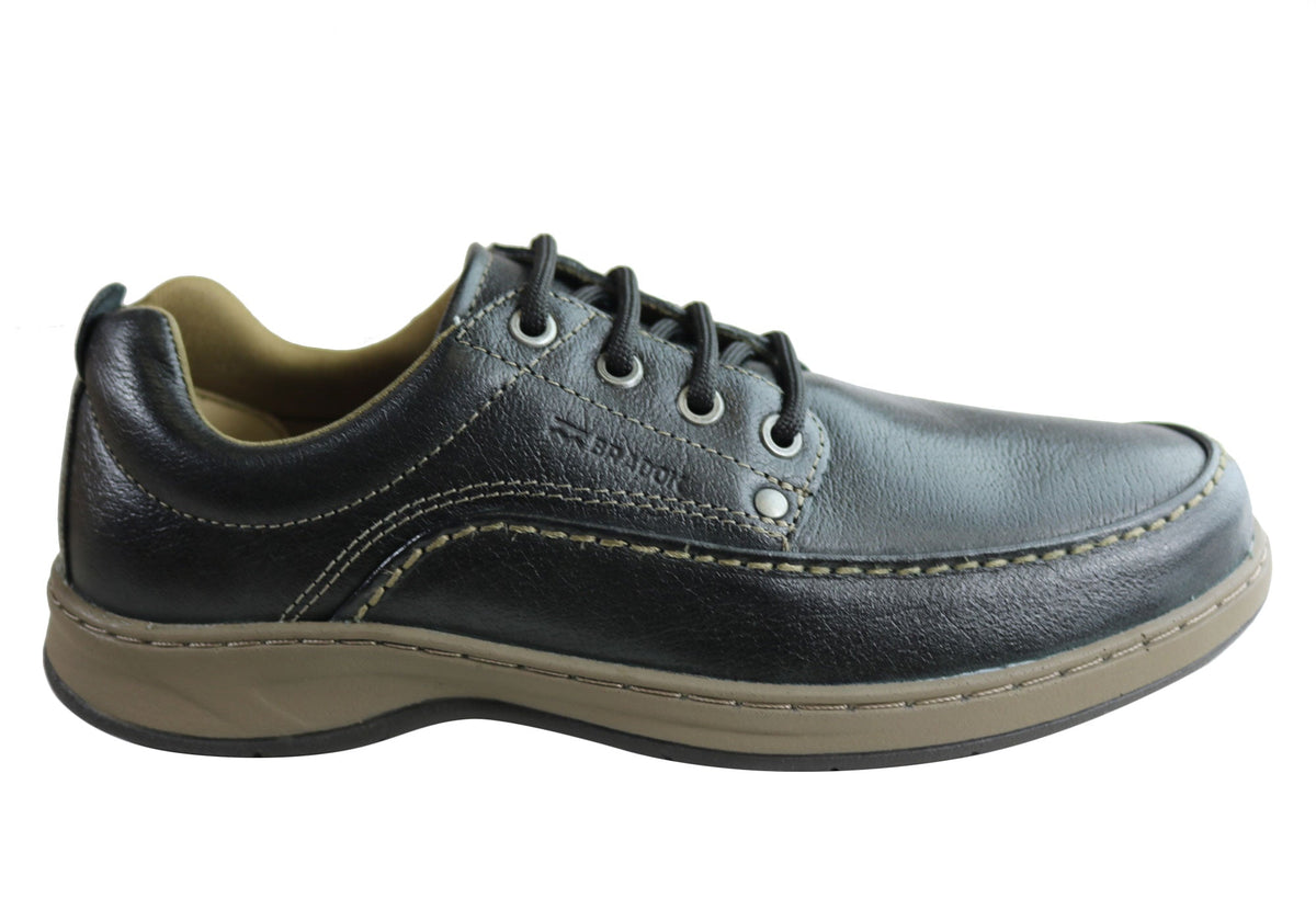 Mens Classic Lace Comfortable Leather Shoes Made In Brazil