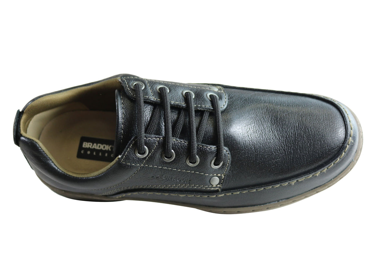 Mens Classic Lace Comfortable Leather Shoes Made In Brazil