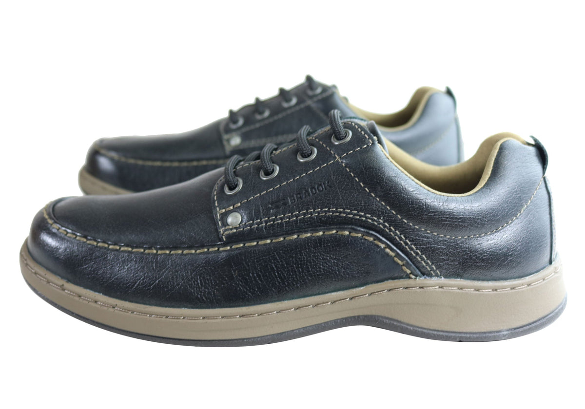 Mens Classic Lace Comfortable Leather Shoes Made In Brazil