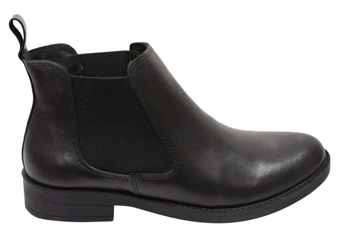 Meredith Womens Comfortable Brazilian Leather Ankle Boots
