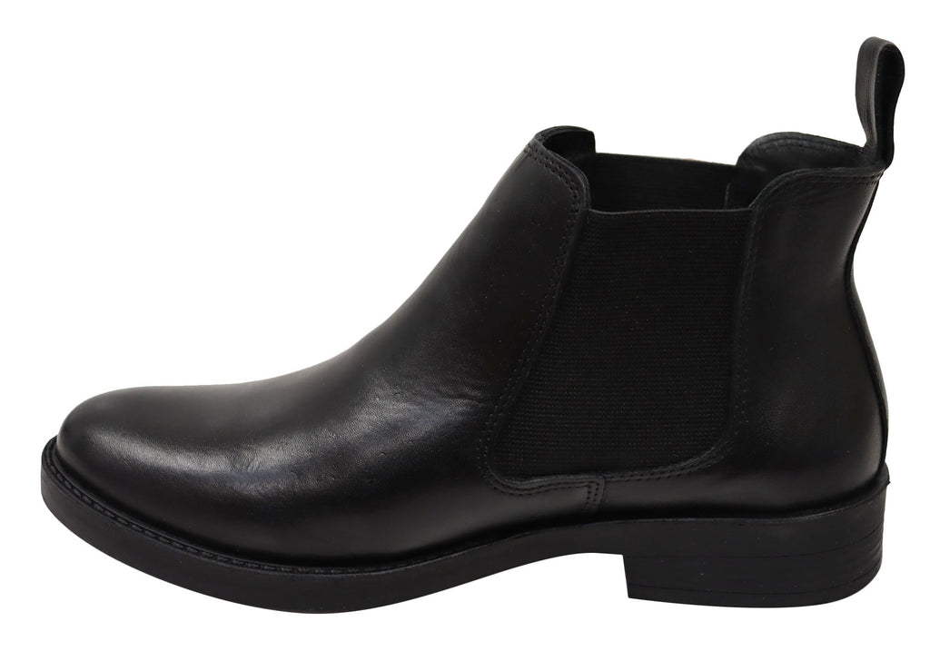 Meredith Womens Comfortable Brazilian Leather Ankle Boots