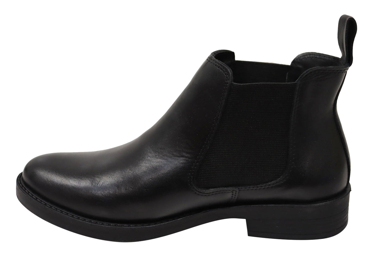 Meredith Womens Comfortable Brazilian Leather Ankle Boots