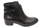 Willow Womens Comfortable Brazilian Leather Ankle Boots