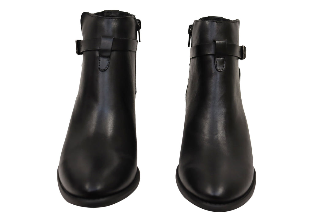 Willow Womens Comfortable Brazilian Leather Ankle Boots