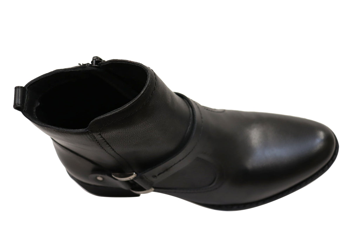 Lotus Womens Comfortable Brazilian Leather Ankle Boots