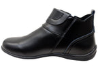 Ripple Womens Comfortable Leather Ankle Boots
