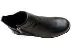 Ripple Womens Comfortable Leather Ankle Boots