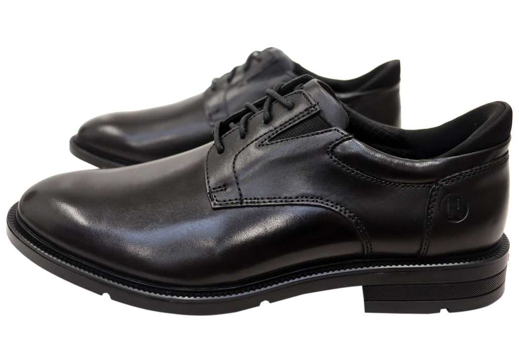 Mens Icon Ez Plain EEE Wide Leather Dress Shoes