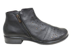 Matagi Womens Leather Comfortable Orthotic Friendly Ankle Boots