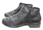 Matagi Womens Leather Comfortable Orthotic Friendly Ankle Boots