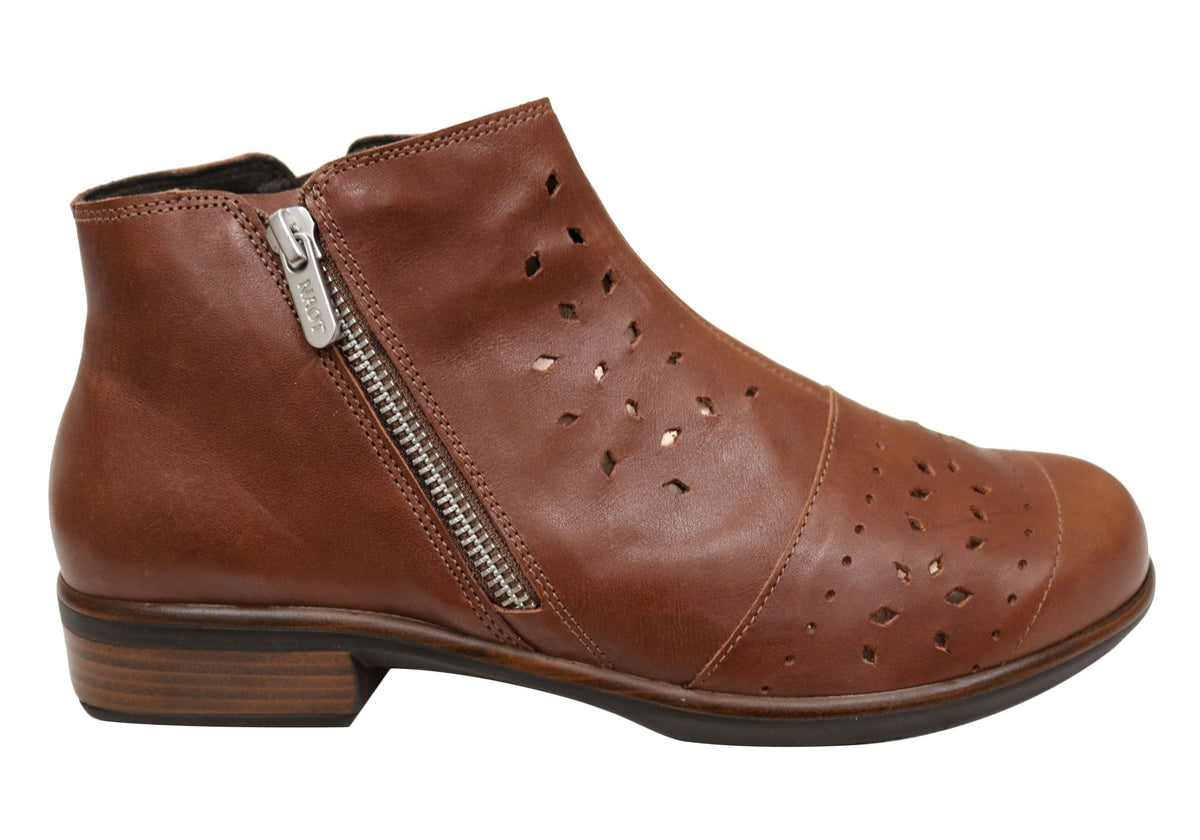 Matagi Womens Leather Comfortable Orthotic Friendly Ankle Boots