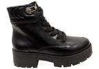 Pisa Womens Comfort Brazilian Platform Lace Up Ankle Boots
