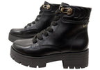 Pisa Womens Comfort Brazilian Platform Lace Up Ankle Boots