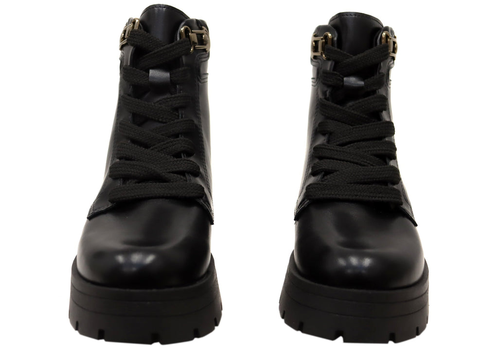 Pisa Womens Comfort Brazilian Platform Lace Up Ankle Boots
