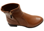 Polly Womens Comfortable Brazilian Low Heel Ankle Boots
