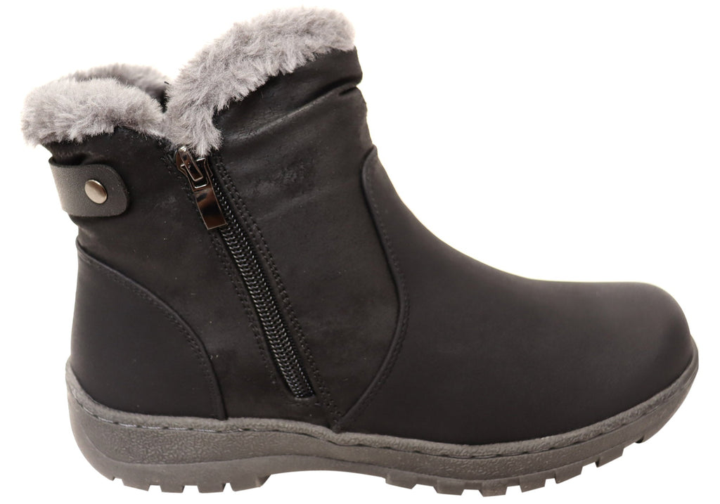 Ginger Womens Comfortable Ankle Boots