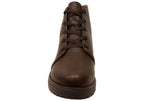 Casey Womens Comfortable Brazilian Lace Up Ankle Boots