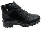 Casey Womens Comfortable Brazilian Lace Up Ankle Boots