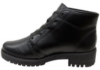 Casey Womens Comfortable Brazilian Lace Up Ankle Boots