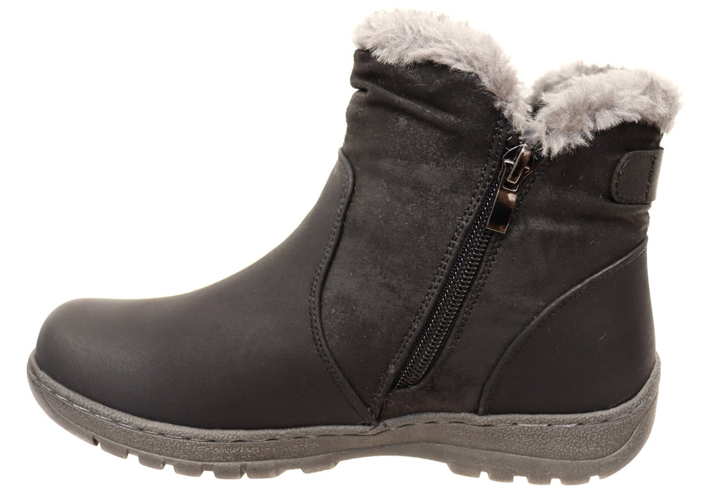 Ginger Womens Comfortable Ankle Boots