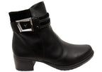 Sienna Womens Comfortable Brazilian Low Heel Ankle Boots