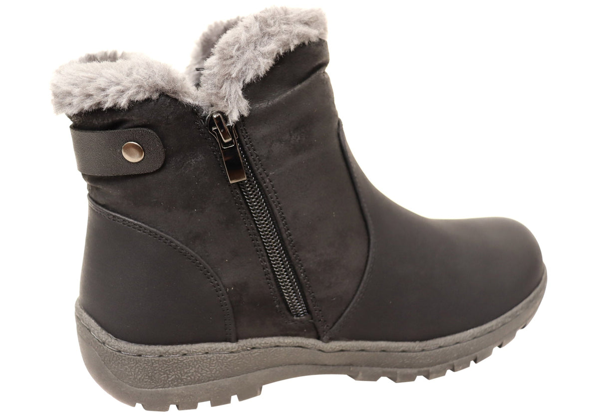Ginger Womens Comfortable Ankle Boots