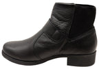 Alaka Womens Comfortable Leather Brazilian Ankle Boots
