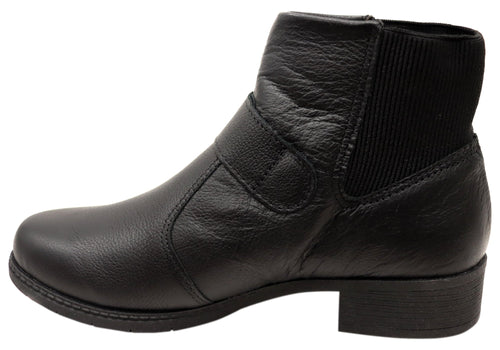 Alaka Womens Comfortable Leather Brazilian Ankle Boots
