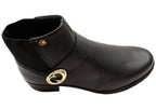 Alaka Womens Comfortable Leather Brazilian Ankle Boots