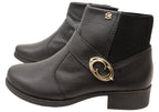 Alaka Womens Comfortable Leather Brazilian Ankle Boots