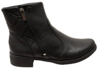 Angela Womens Comfortable Leather Brazilian Ankle Boots