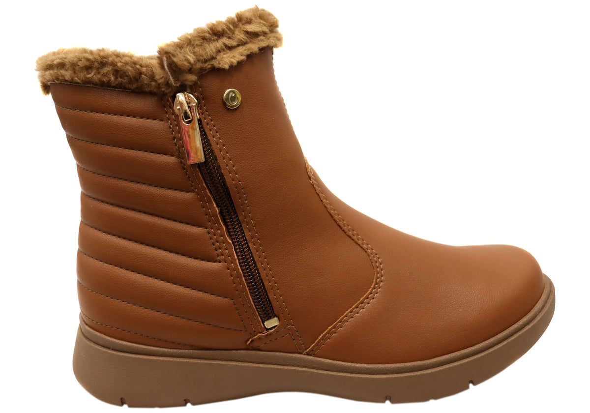 Evoka Womens Comfortable Brazilian Ankle Boots