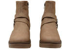 Bianka Womens Comfortable Brazilian Low Heel Ankle Boots