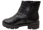 Billie Womens Comfortable Brazilian Low Heel Ankle Boots