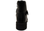 Billie Womens Comfortable Brazilian Low Heel Ankle Boots