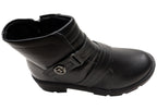 Billie Womens Comfortable Brazilian Low Heel Ankle Boots