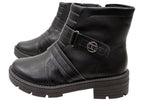 Billie Womens Comfortable Brazilian Low Heel Ankle Boots