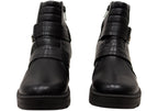 Billie Womens Comfortable Brazilian Low Heel Ankle Boots