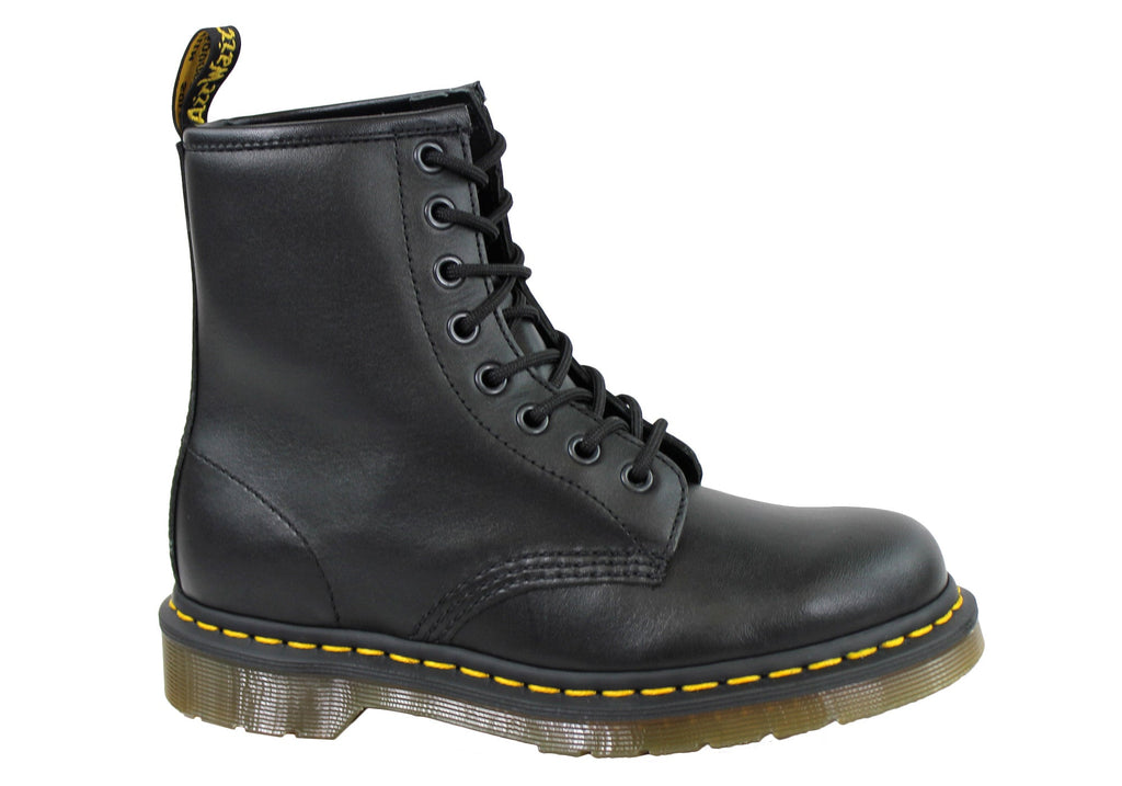 1460 Black Nappa Leather Lace Up Comfortable Unisex Boots