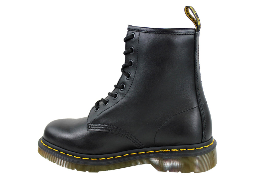1460 Black Nappa Leather Lace Up Comfortable Unisex Boots