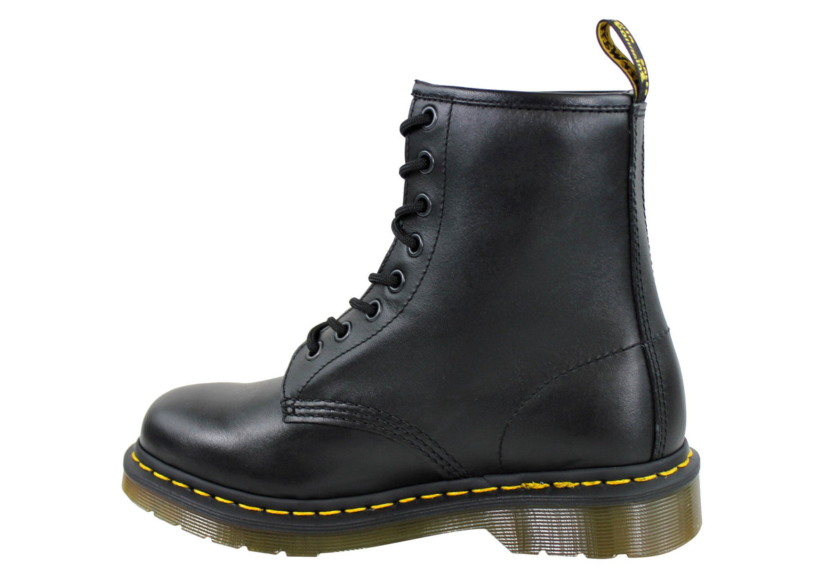 1460 Black Nappa Leather Lace Up Comfortable Unisex Boots