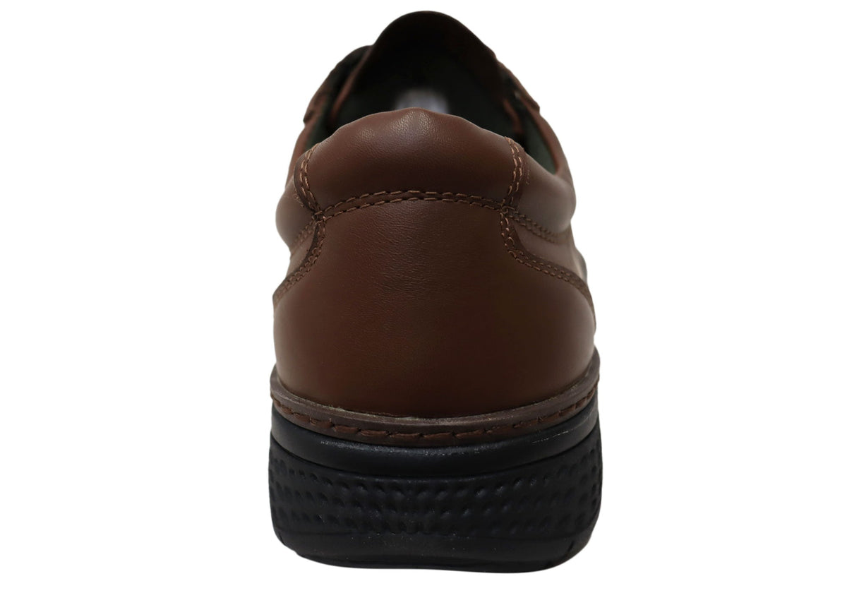 Premier II Mens Comfortable Leather Lace Up Dress Shoes