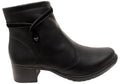 Shelby Womens Comfortable Brazilian Low Heel Ankle Boots