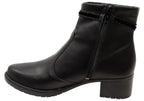 Shelby Womens Comfortable Brazilian Low Heel Ankle Boots