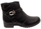 Candice Womens Comfortable Brazilian Low Heel Ankle Boots