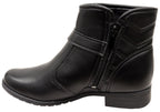 Candice Womens Comfortable Brazilian Low Heel Ankle Boots