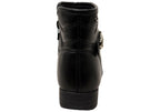 Candice Womens Comfortable Brazilian Low Heel Ankle Boots