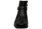 Candice Womens Comfortable Brazilian Low Heel Ankle Boots