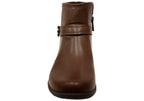 Candice Womens Comfortable Brazilian Low Heel Ankle Boots